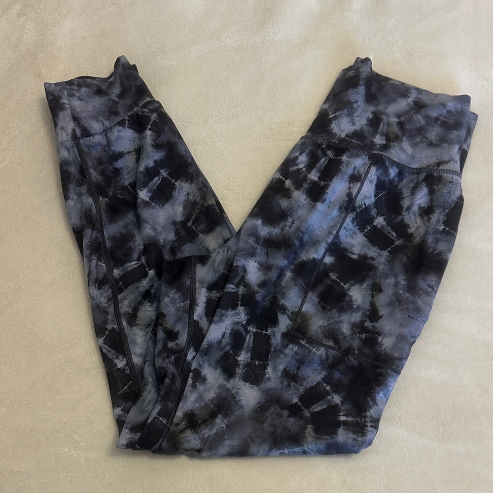 Athleta Salutation Stash Tie-Dye Joggers